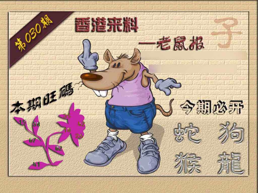 030期(香港来料)鼠报[图]